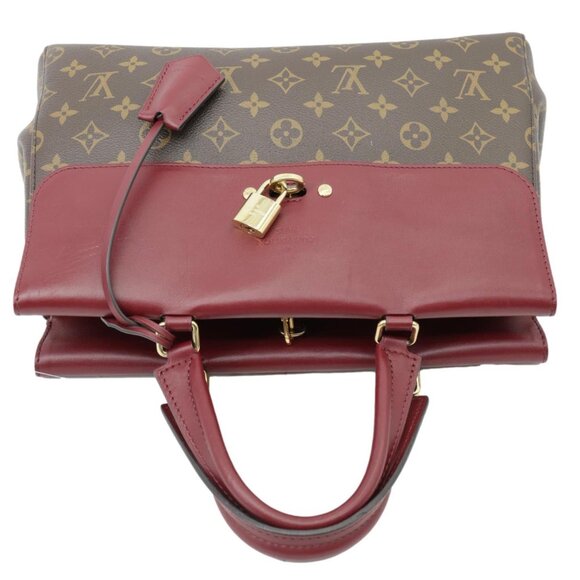 Louis Vuitton  Venus Monogram Canvas 2way Shoulder Bag Maroon - Picture 4 of 15